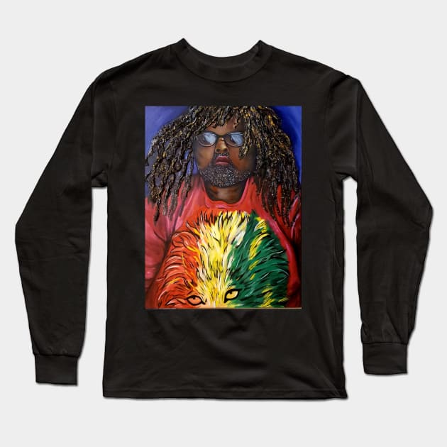 King of the jungle Long Sleeve T-Shirt by Gail Dibble